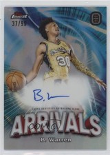 2022-23 Topps Finest OTE Overtime Elite Arrivals 37/99 Bryson Warren Auto 7ug