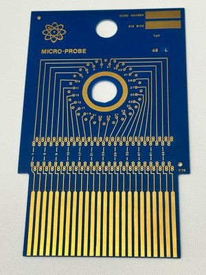 MicroProbe Semiconductor Wafer Probe Card   48 Pin Gold Test Interface PCB