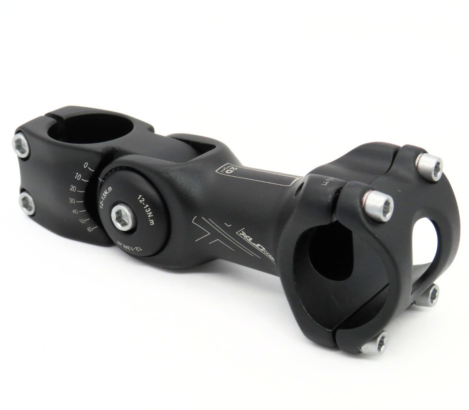 XLC A-Head Stem Adjustable 1 1/8"" Stem 31.8mm Bars 110mm Length Black -H