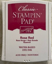 Stampin' Up Classic Stamp Ink Pad  ROSE RED  SEALED
