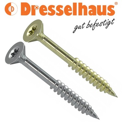  JD79 Spanplattenschrauben Teil- und Vollgewinde Ø3-6mm L: 16-240mm Holzschraube