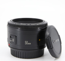 Canon Ef 50mm F/1.8 II Lens With Front & Rear Caps, Good Condition, Fungus.