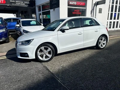 AUDI A1 SPORTBACK 1.6 TDI SPORT, 2015 WITH 60K MLS, SUPERB CAR IN WHITE, £20 TAX - Image 1 of 4