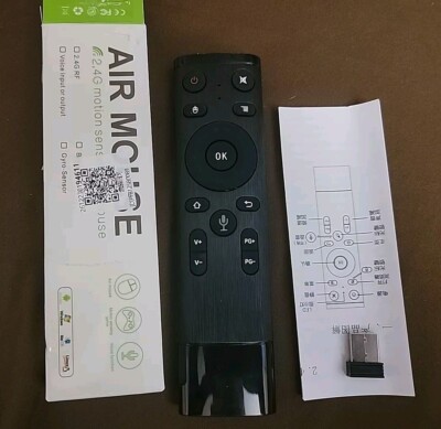 2.4GHz Wireless Voice Remote Control Air Mouse For Smart TV Android Box US F3S8