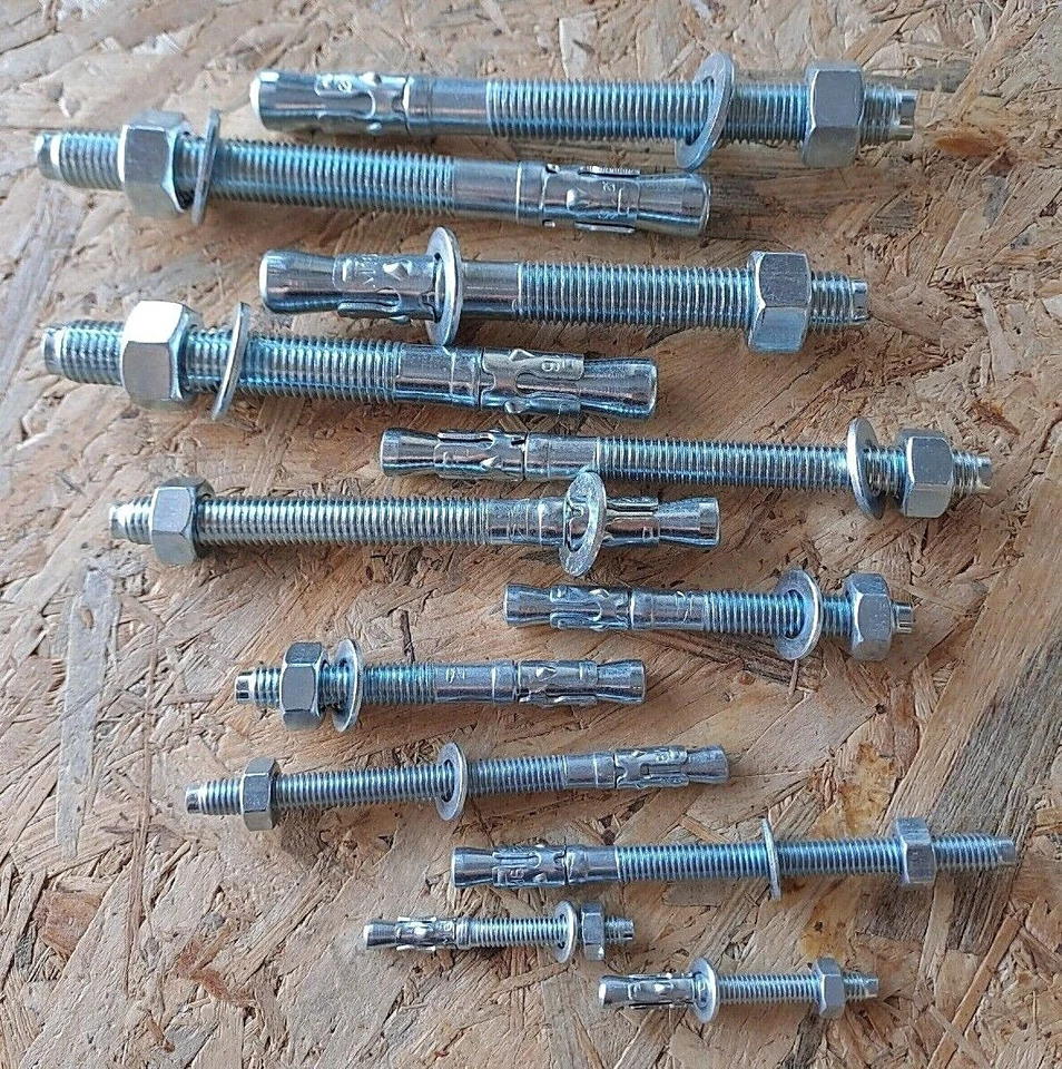 TASSELLI ANCORANTI PESANTI IN ACCIAIO ZINCATO M6 M8 M10 M12 M16 VARIE LUNGHEZZE - Immagine 4 di 4