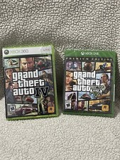 Grand Theft Auto IV Four & V Five Xbox **Brand New** COMBO* With Maps & Manuals