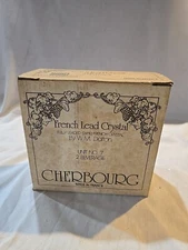 W.M. DALTON FRENCH LEAD CRYSTAL NO. 7 BEVERAGE GLASSES Set Of 2 NIB Vintage D2