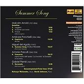 WATANABE / JOHNSON / PONCHIELLI / PASCULLI - SUMMER SONG / NEW Audio CD