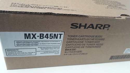 Cartucho de tóner negro original Sharp MX-B45NT A3MXB45NT  - Imagen 1 de 7