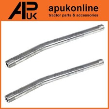 2x Grease Gun Tubes Cranked for Case IH Ford New Holland Massey Ferguson Tractor