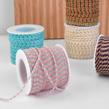 Multicolor Braided Cord Thread Beading Bracelet Gift Box Packing Rope - 2mm 22M