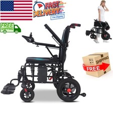 Lightweight Foldable Electric Power Mobility Wheelchair All Terrain Wheel Chairs