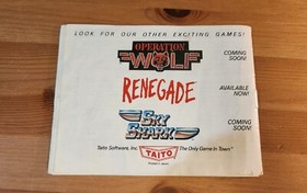 Bubble Bobble By Taito Manual Only Nintendo System) NES Authentic Password Notes