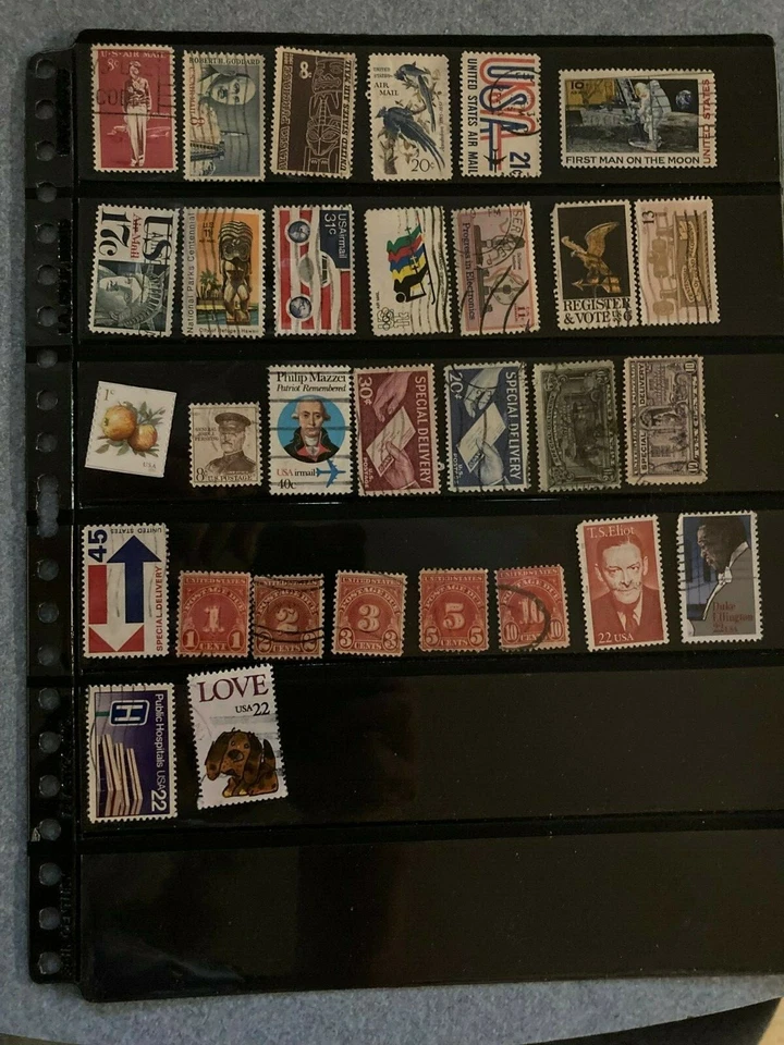 400 used U.S. stamps all different 1800's - 2021. Very Fine. 1 cent to Forever - Image 4 of 4