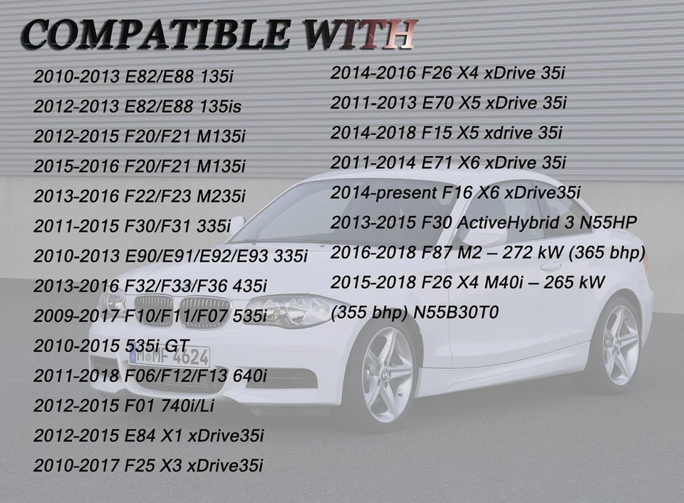 Engine Full Gasket Set for 2012 2011 BMW M135i 335i 435i 535i 640i X5 X3 3.0L - Image 2 of 4