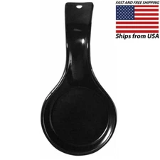 CALYPSO BASICS BY RESTON LLOYD Spoon Rest - Black - Dishwasher Safe