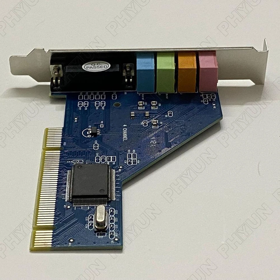 1PC Built-in Independent PCI Sound Card 4 Channel 3D Audio Stereo For Desktop PC - Image 3 of 4