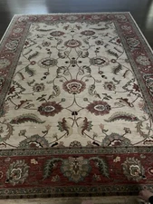 Real Karastan 100% Wool Area Rug 9x12 Professionally Cleaned And Wrapped