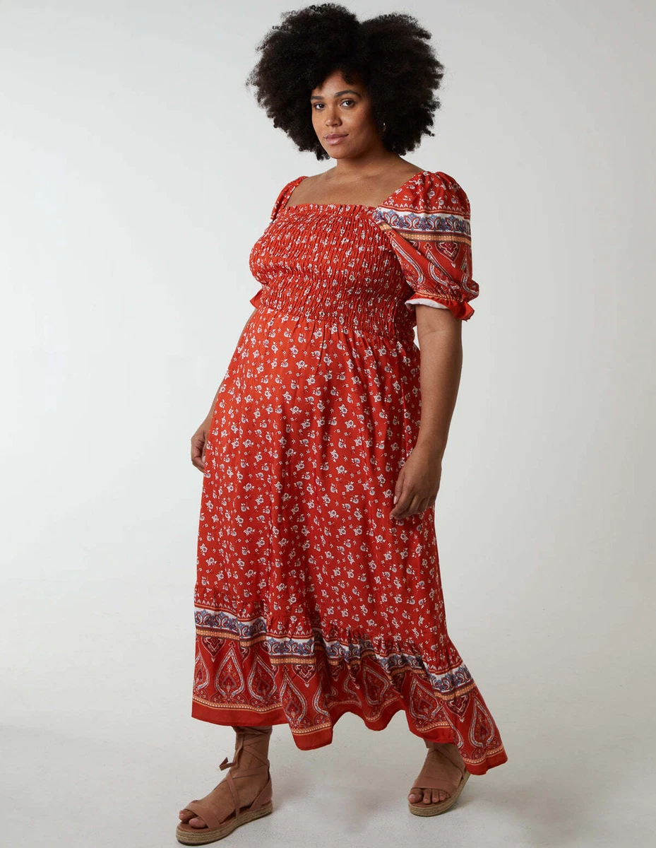 Flattering maxi clearance dress for curves