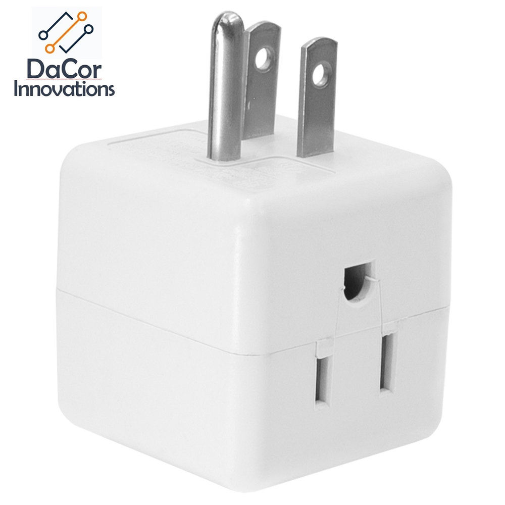 Outlet Wall Adapter 3 Cube Plug, MultiPlug Extender for Extra Space