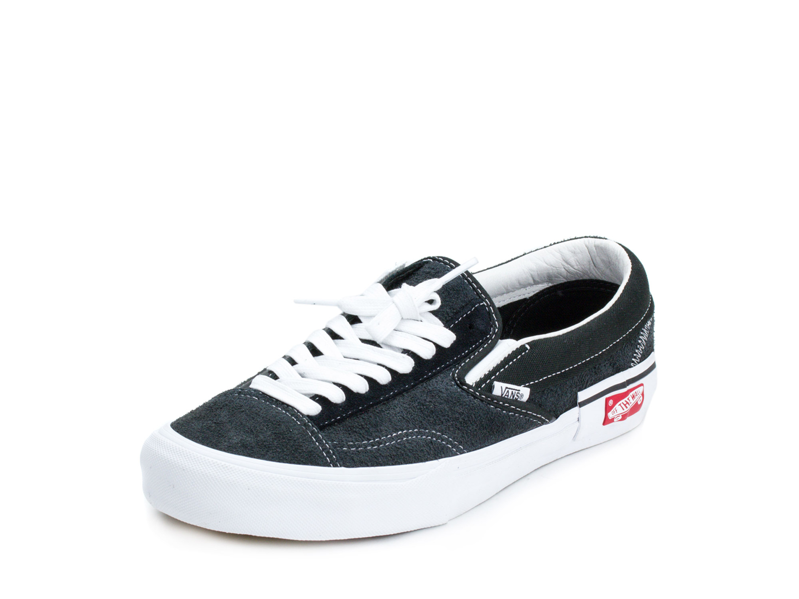 vans slip on cap lx black
