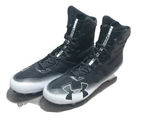 Under Armour Highlight Men NEW 3000177-002 Black White Football Cleats