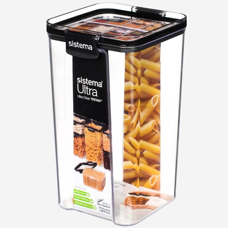 Sistema Ultra Tritan Airtight Crystal Clear Pantry & Kitchen Storage