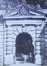 Gateway, Puerta de las Granadas, Granada, Spain, Magic Lantern Glass Slide