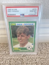 1989 score troy aikman psa 10