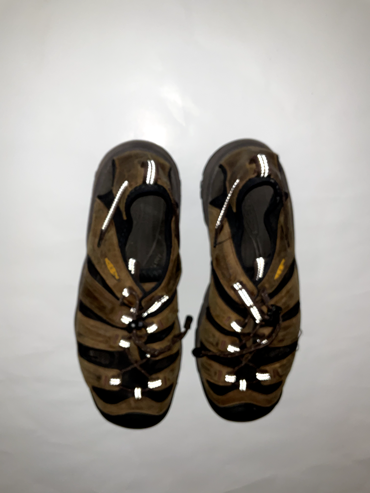 Sandali Keen Targhee III da uomo 12 in pelle marrone escursionismo sentieri sport acquatici #1022427