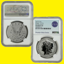 2022 Morgan Dollar  O Privy   Ngc Rv Pf 70 First Day Of Issue