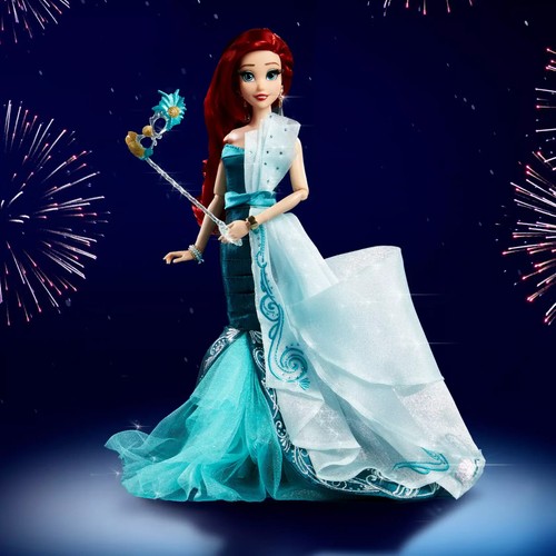 D23 Disney The Little Mermaid Ariel Designer Doll Midnight Masquerade NEW IN BOX - Picture 3 of 4