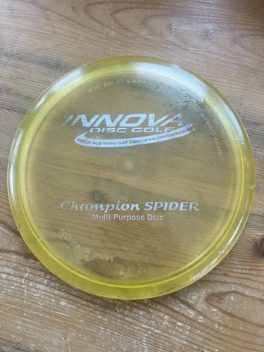 PFN Innova Champ Spider Yellow “Multi Purpose”- 171.1g  (Pat#, Gummy Glass Top)