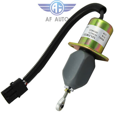 Fuel Shut Off Solenoid For Ford Cummins Diesel 2-1/2 Bolt Spacing 8.3L 5.9L 