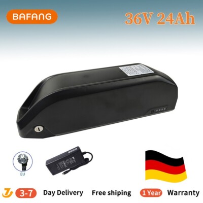 Electric Bike 36V 24Ah Lithium Battery AKKU w/Charger for BAFANG 250W 500W Motor