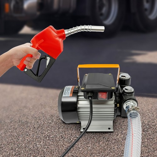 Self Priming Oil Transfer Pump, Fuel/Diesel Pump with Nozzle, Oil Transfer Pump - Foto 5 di 18