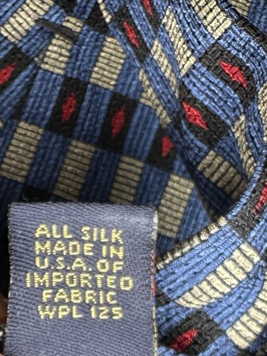 Chaps Ralph Lauren Men’s Neckwear Silk Tie Multicolor Plaids Checks 3.75” in VTG - Picture 15 of 16