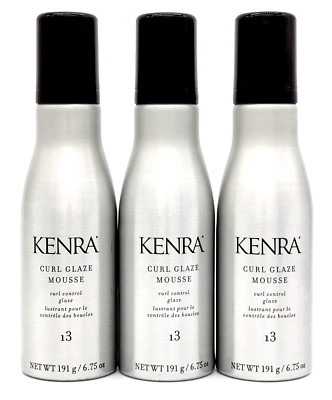 Kenra Curl Glaze Mousse #13 6.75 oz  - 3 Pack Fast Free Shipping