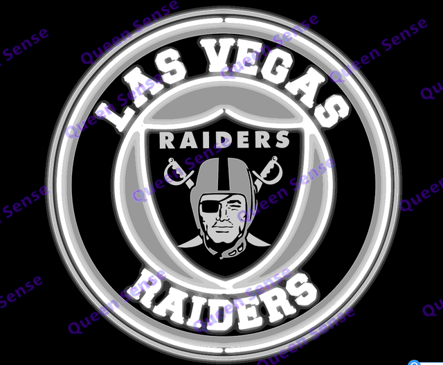 New Logo Las Vegas Raiders Lamp Light Neon Sign 24"x24" with HD Vivid