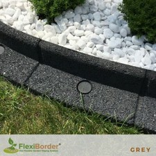 FlexiBorder Garden Edging Neat Edges Flexible Border Fence Landscaping Stakes
