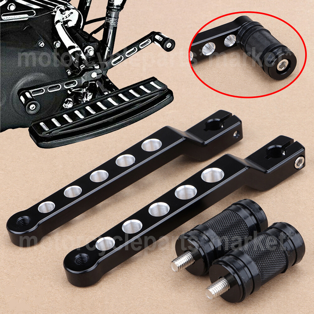 Motorfiets Hiel Teen Versnellingspook Shifter Peg Compatibel met Harley Touring Road King Street Glide 1988-2021 Softail 1986-2017 Tri 2008-2021 (Color : 1pcs chrome