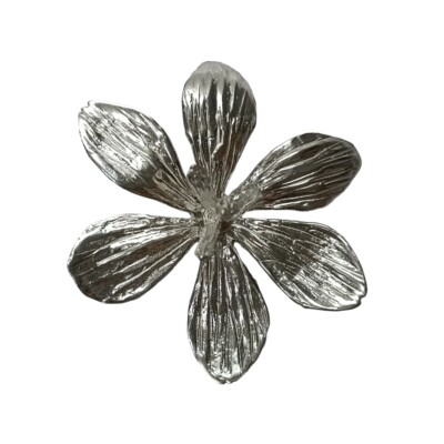 Genuine Sterling Silver Pendant Big Flower Hallmarked Solid 925 ...