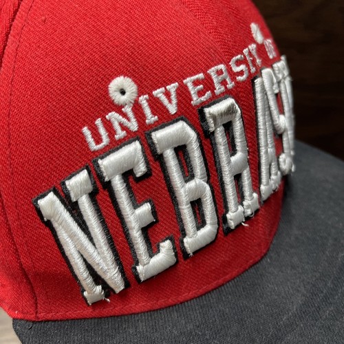 Nebraska Cornhuskers 2-Tone Zephyr Snapback Cap NWT (Blk/Red) - Picture 6 of 9