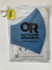 OR Outdoor Research essential face mask kit cascade blue filter 3-pack SEALED