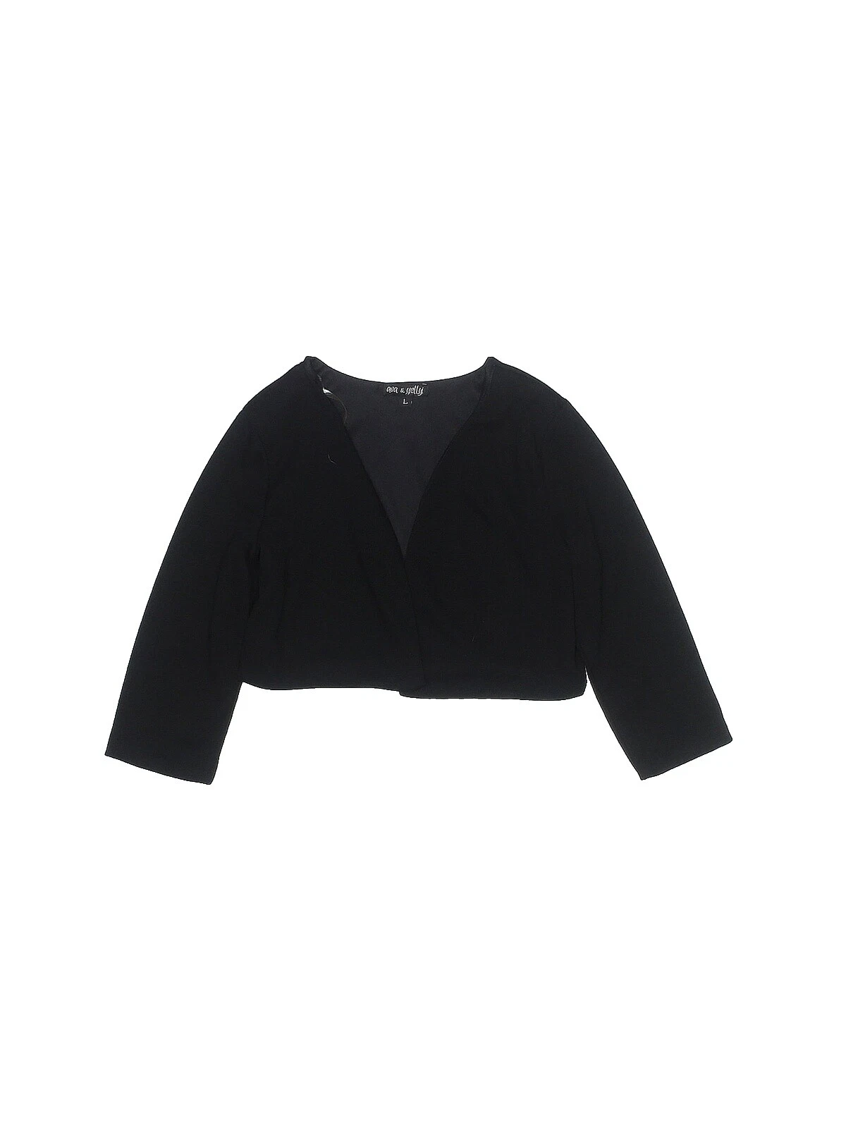 Shrug Black Sweaters for Girls