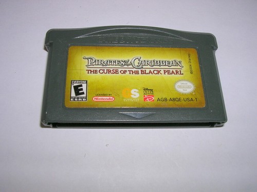 Pirates of the Caribbean Curse Black Pearl (Game Boy Advance GBA) Original Game