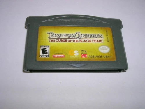 Pirates of the Caribbean Curse Black Pearl (Game Boy Advance GBA) Original Game