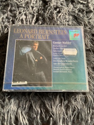 MAHLER - A Portrait Leonard Bernstein DIETRICH FISCHER x  2CD 1991 NEW SEALED