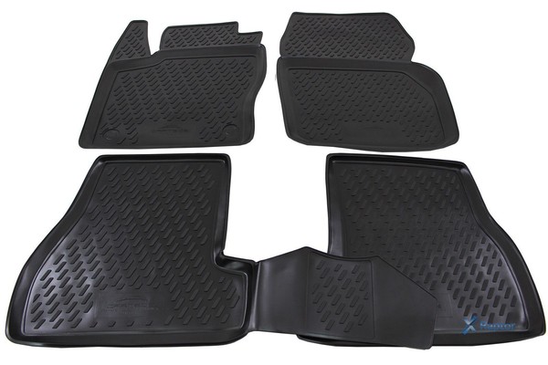 GummifußMatten Gummimatten 3D Passend FüR Ford Focus 3 2011-2015 4 Tlg-image