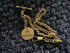 Abito fantasia novità paraocchi tipo orologio da tasca catena Albert Birmingham    